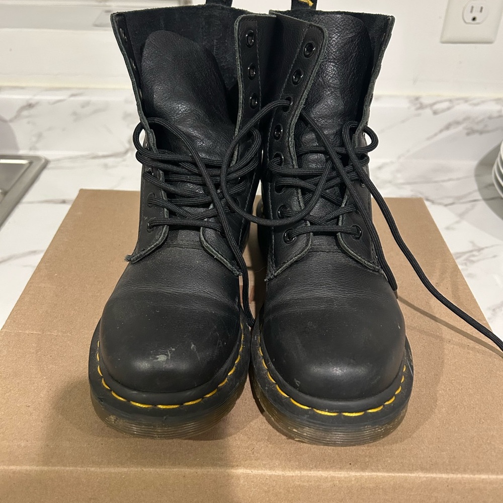 Dr. Martens Black Leather Boots